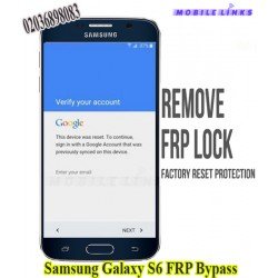 Samsung Galaxy S6 SM-G9200 FRP Unlocking Service
